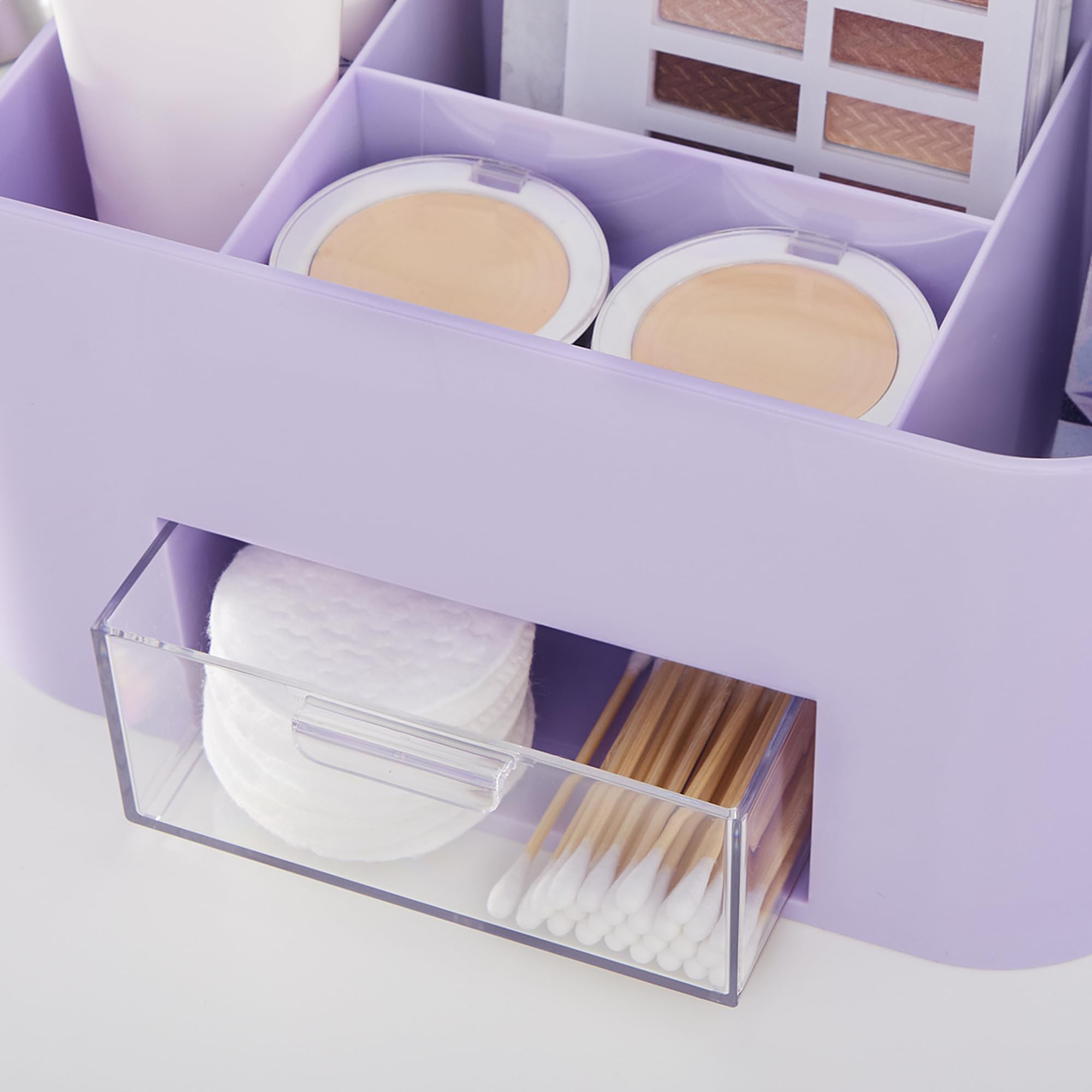 STORi Bliss Lilac: vanity chic et fonctionnel au quotidien.