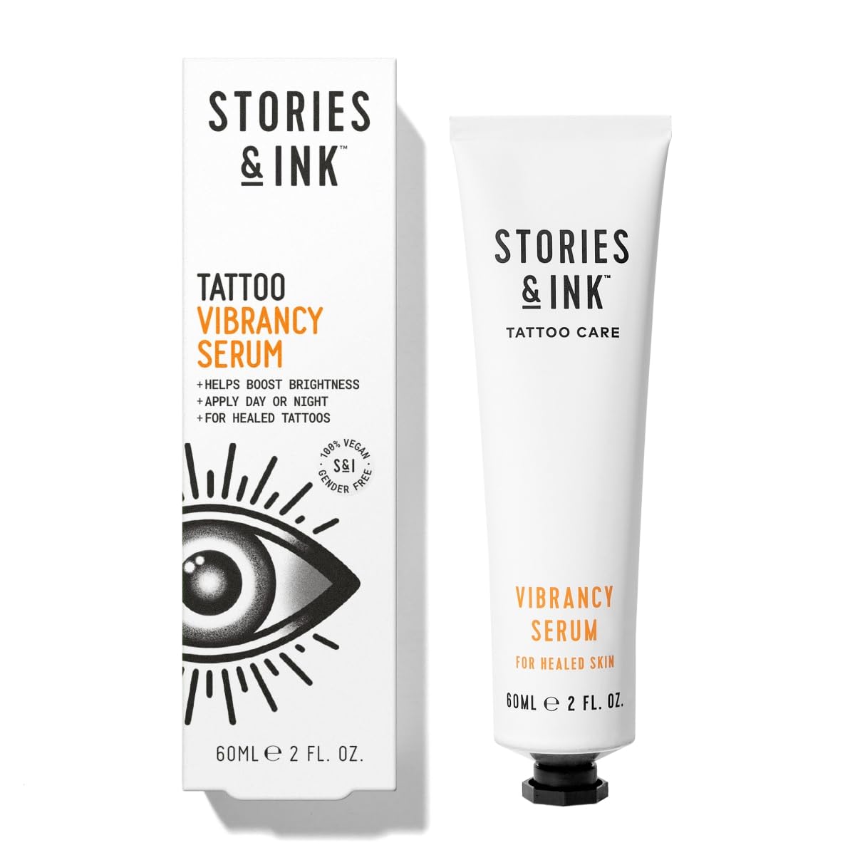 Sérum Vibrancy Stories & Ink en flacon 60 ml prêt pour usage nocturne.