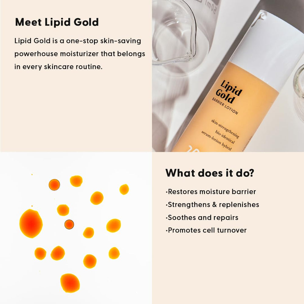 Stratia Lipid Gold – Niacinamide pour un teint lumineux et uniforme.