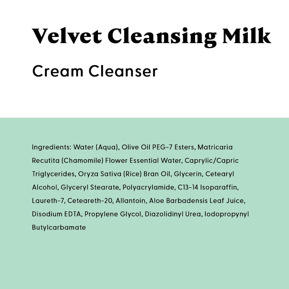 Ingrédients aloe vera Stratia Velvet Cleansing Milk, apaisement et douceur