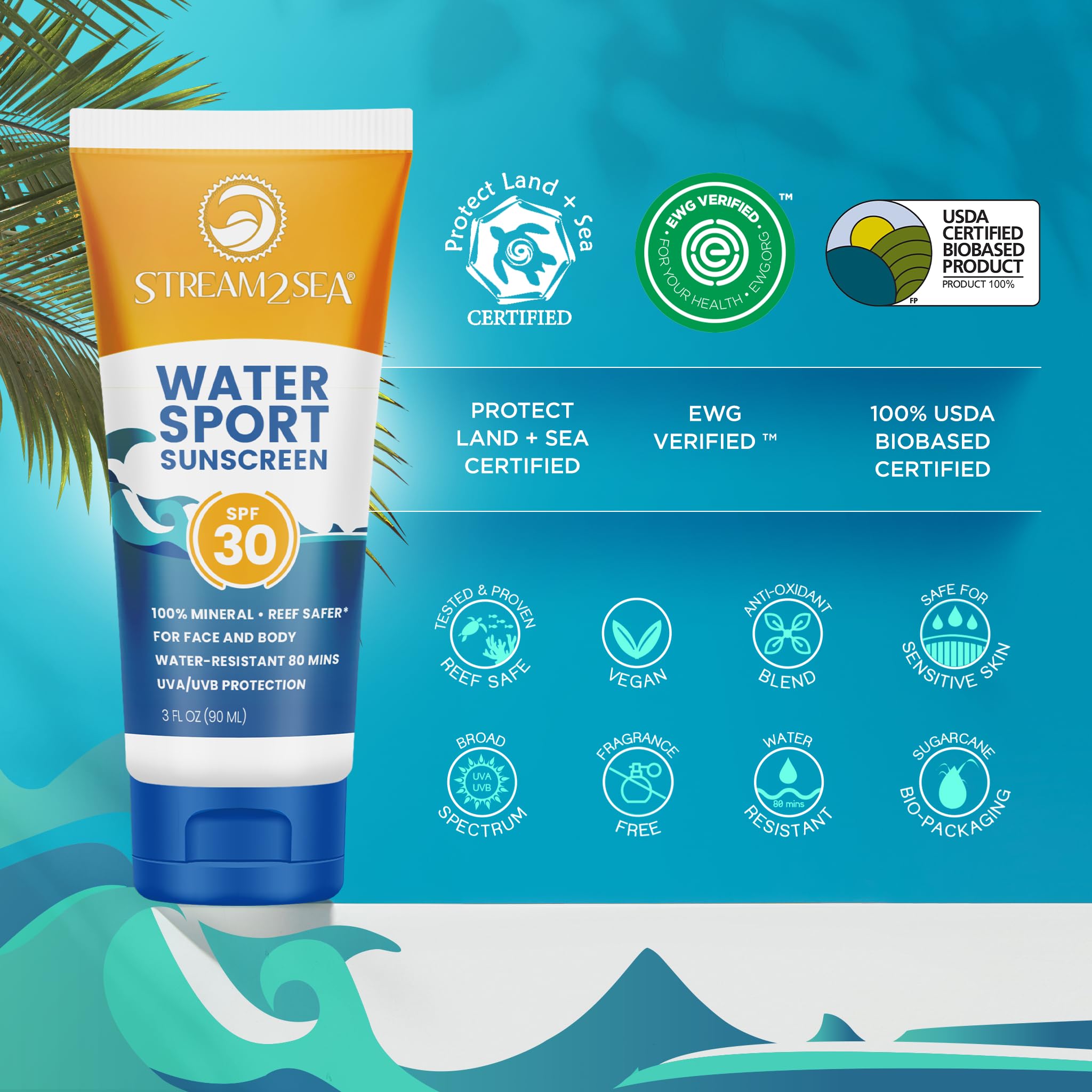 Protection visage et corps pour activités en plein air et plage