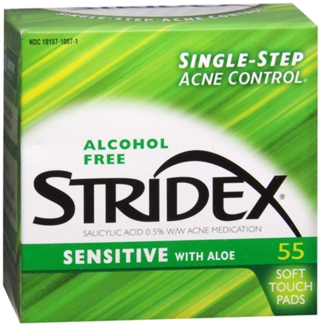 Stridex Daily Care Sensitive Aloe pad for gentle cleansing and pore care
