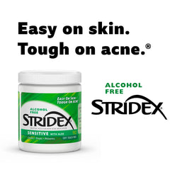 Tampon Stridex Sensibles, acide salicylique à 0,5%, nettoie les pores.