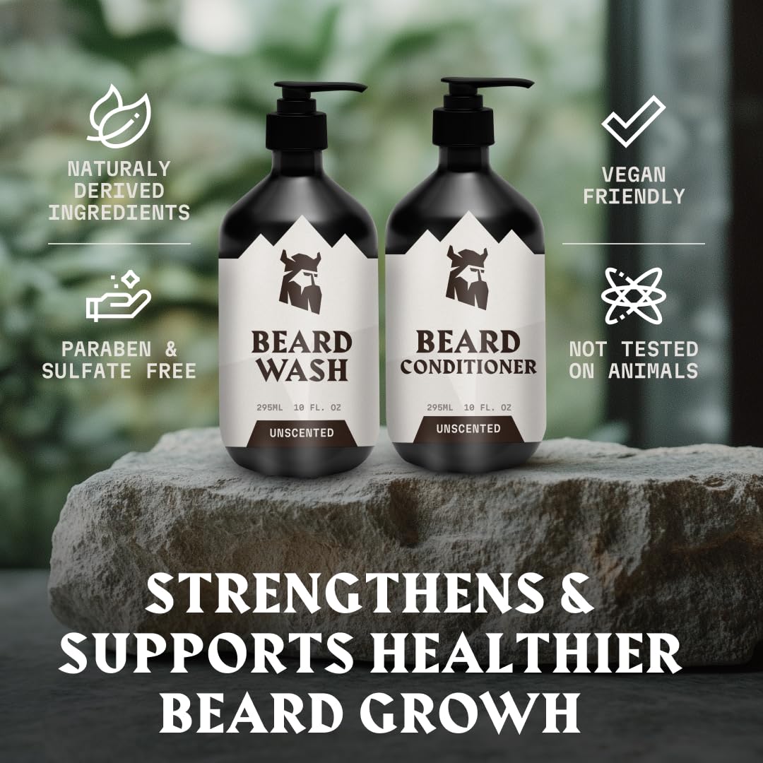 L’application douce et le massage barbe Striking Viking offrent une hydratation confortable.