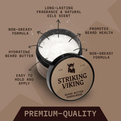 Striking Viking Barbe Hydratation Legere: sensation légère sans gras.
