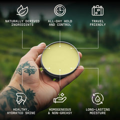 Application douce du baume barbe Striking Viking pour lisser et adoucir