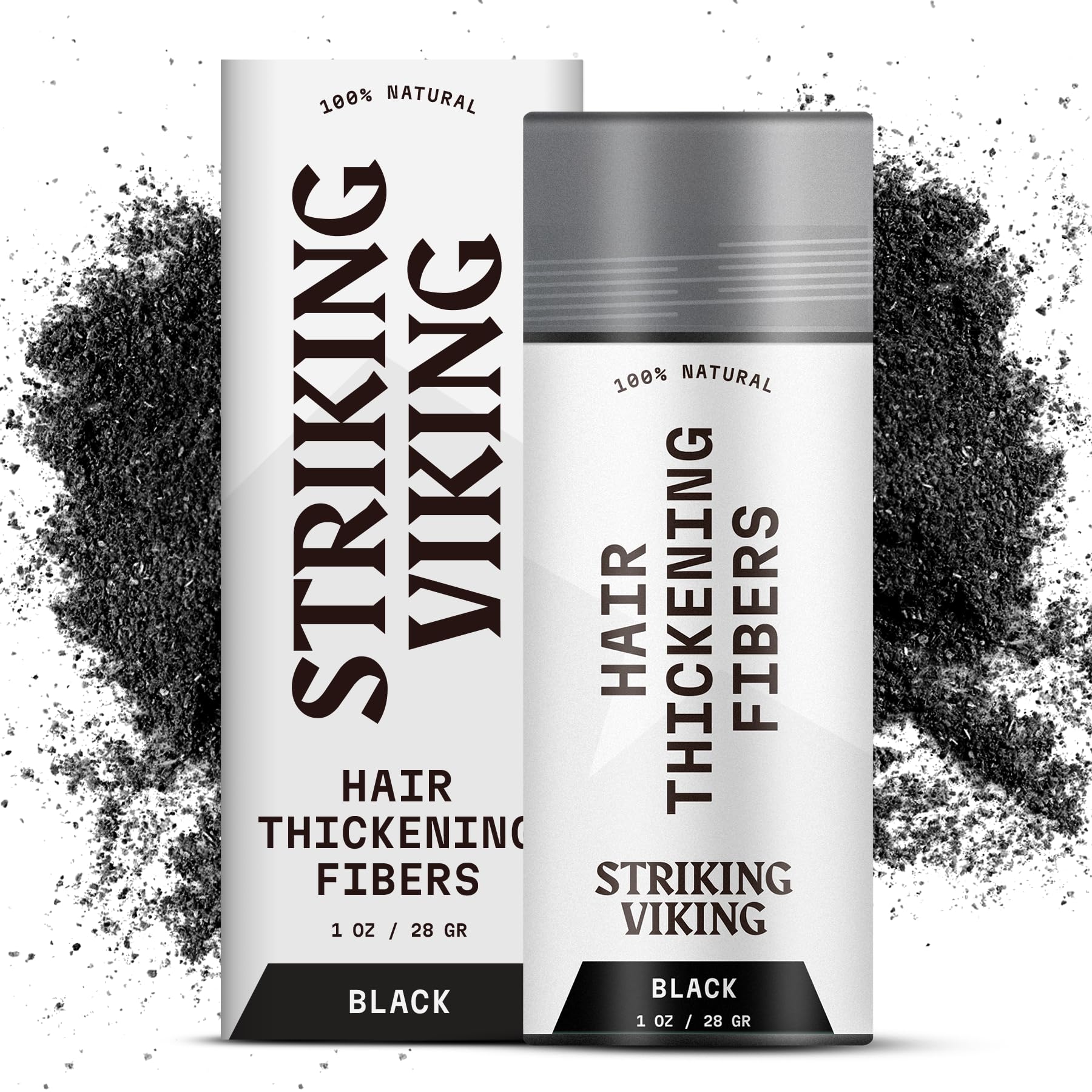 Fibres Striking Viking 28 g Noir — emballage prêt à l'emploi