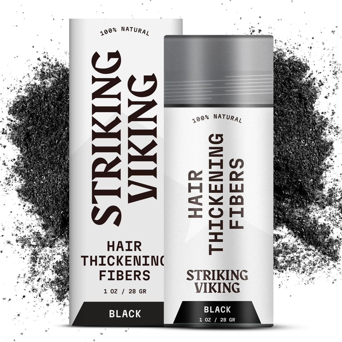 Fibres Striking Viking 28 g Noir — emballage prêt à l'emploi