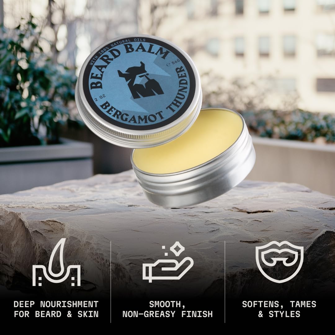 Huile d argan Striking Viking pour barbe apportant souplesse.