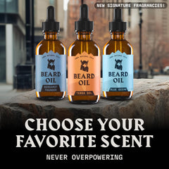 Huile barbe Striking Viking argan et jojoba, nourrissante et souple.