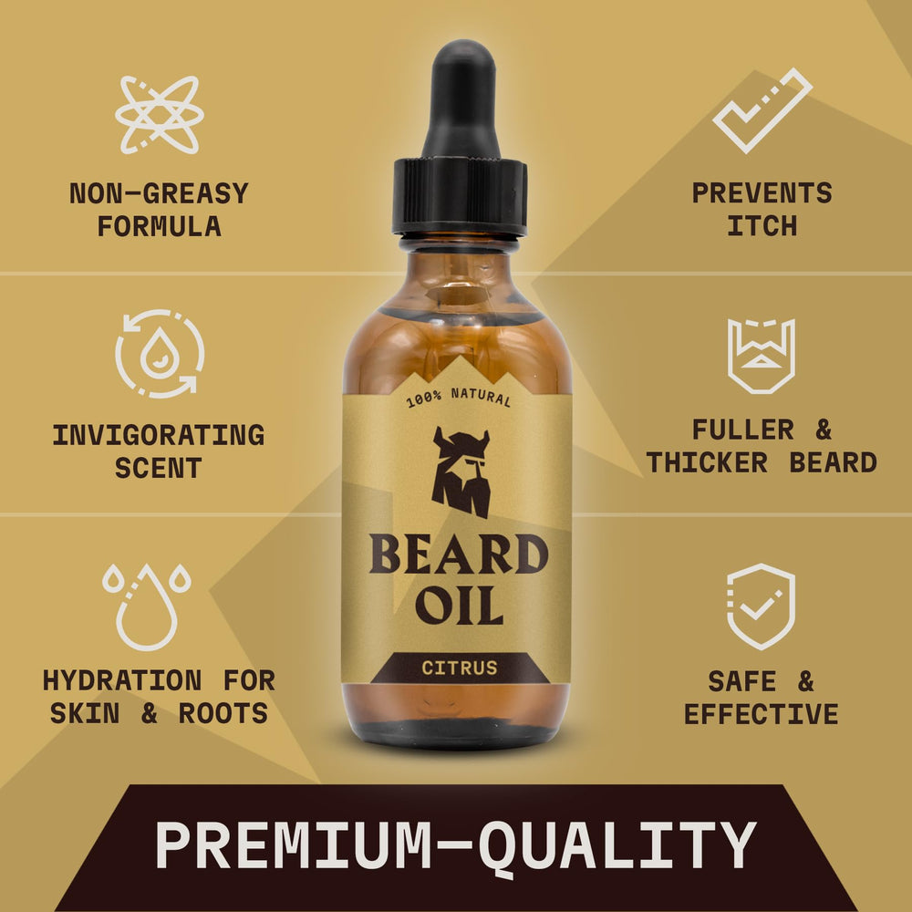 Pompe de l'huile barbe citron Striking Viking pour une application pratique