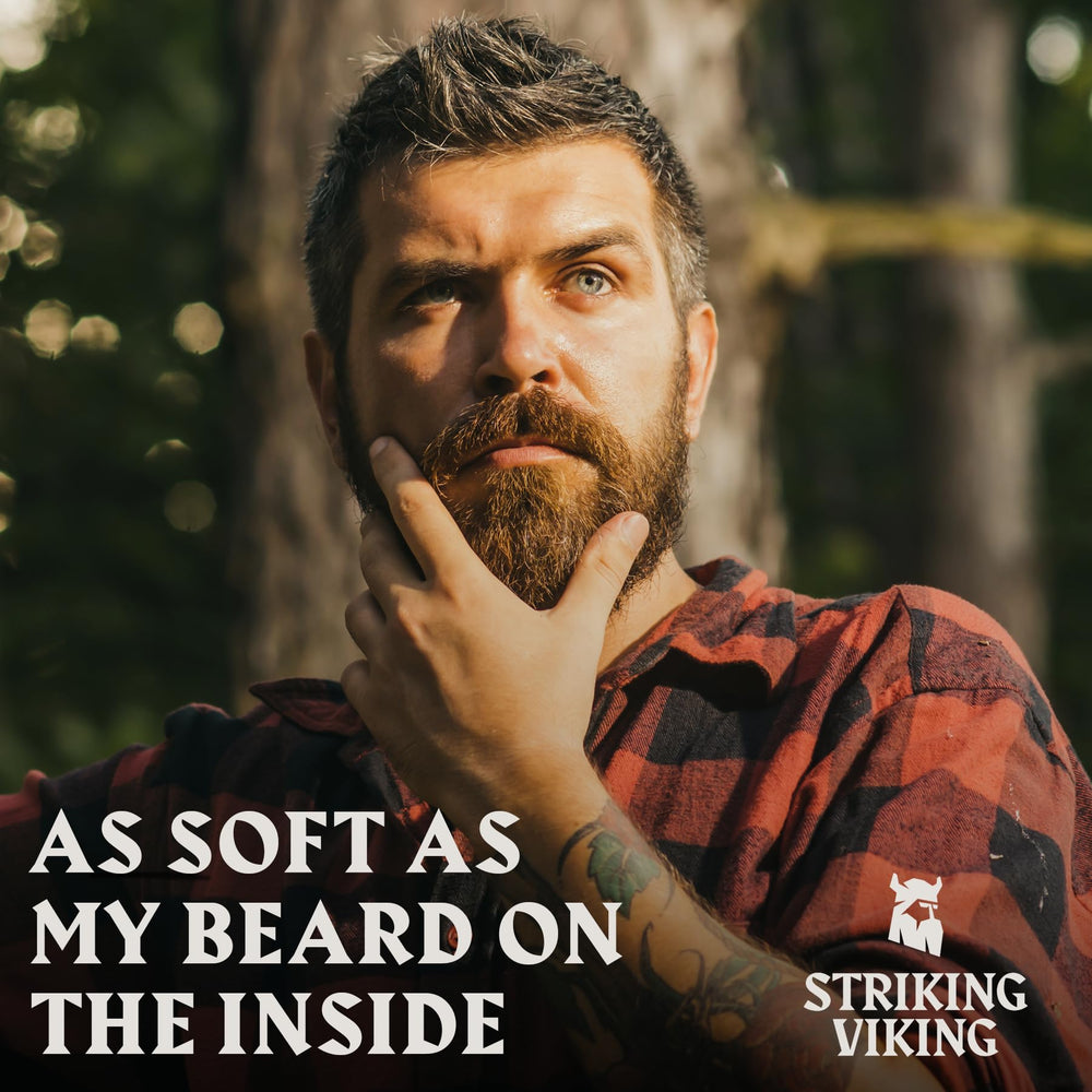 Senteur fraîche Striking Viking huile barbe citron pour rituel quotidien