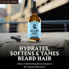 Striking Viking – flacon huile barbe, détail net et haut de gamme.