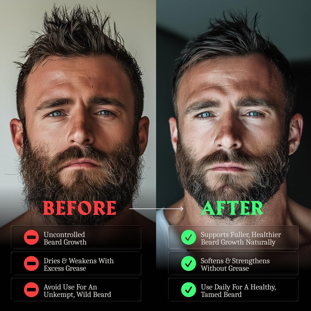 Striking Viking – huile jojoba, hydratation durable pour la barbe.