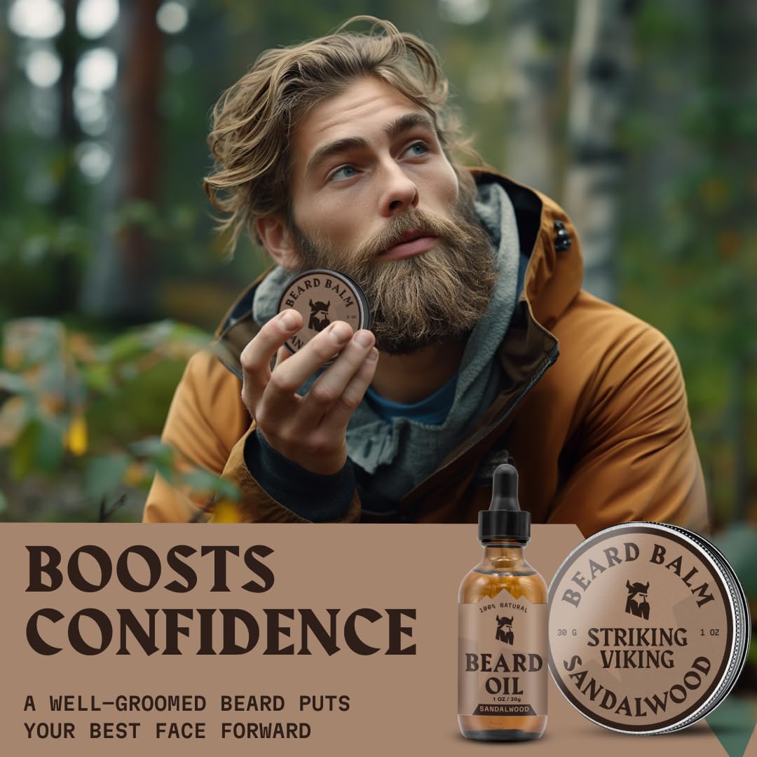 Arôme bois de santal discret, signature marquée pour la barbe.
