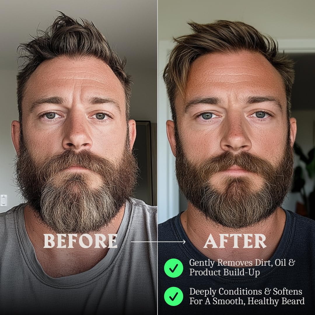 Le soin barbe sans parfum Striking Viking convient aux peaux sensibles et apaise les démangeaisons.