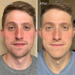 Texture crème Strive – peau douce et lisse après l’hydratation.