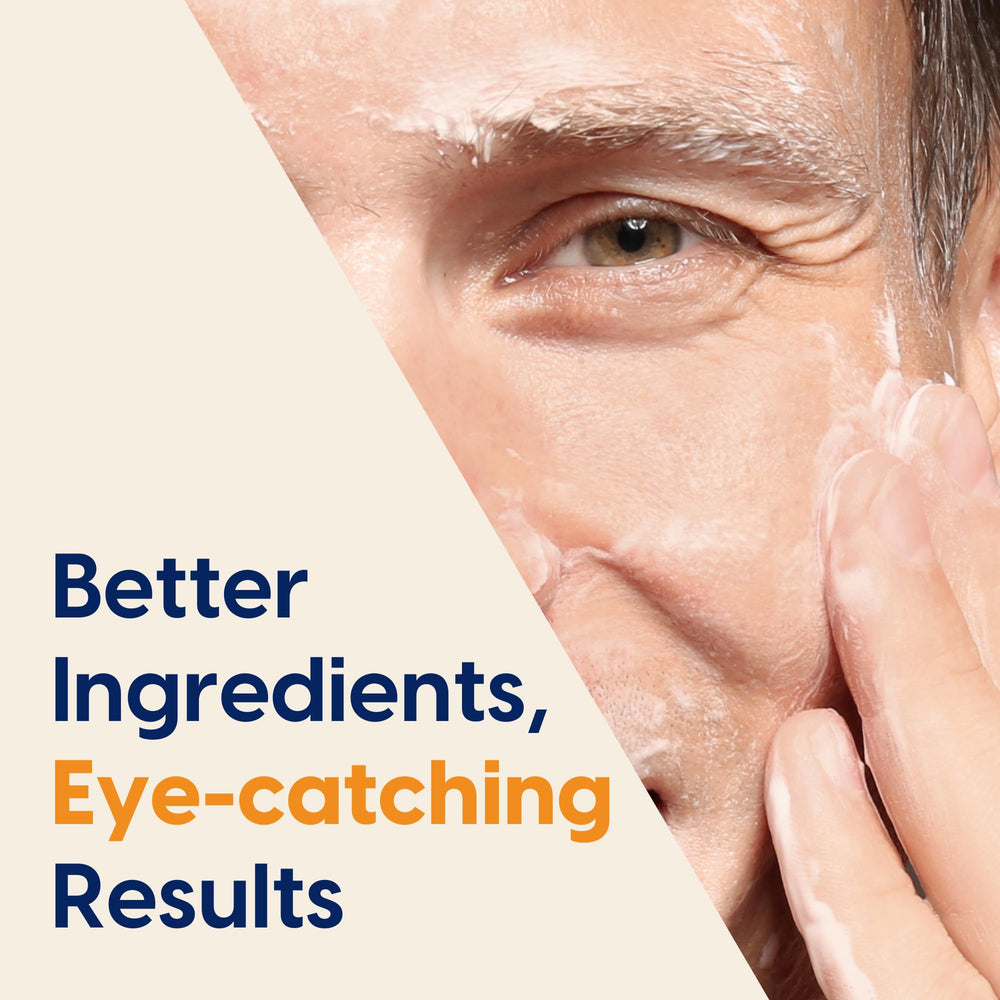 Application quotidienne Strive, routine visage simplifiée pour homme.