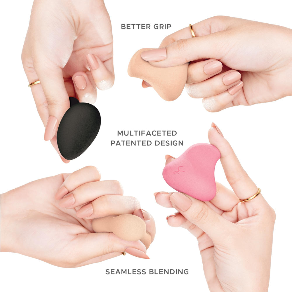 Éponge Strokes Beauty Lab pour le contour, diffusion douce et contouring naturel.