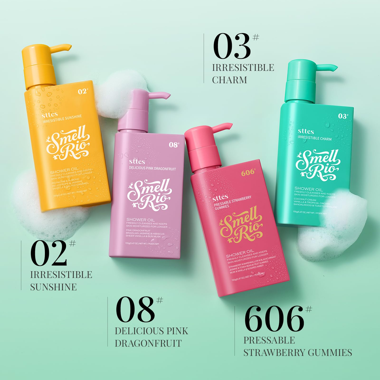 Sttes Smell Rio – rituel spa quotidien: douceur hydratante après la douche.