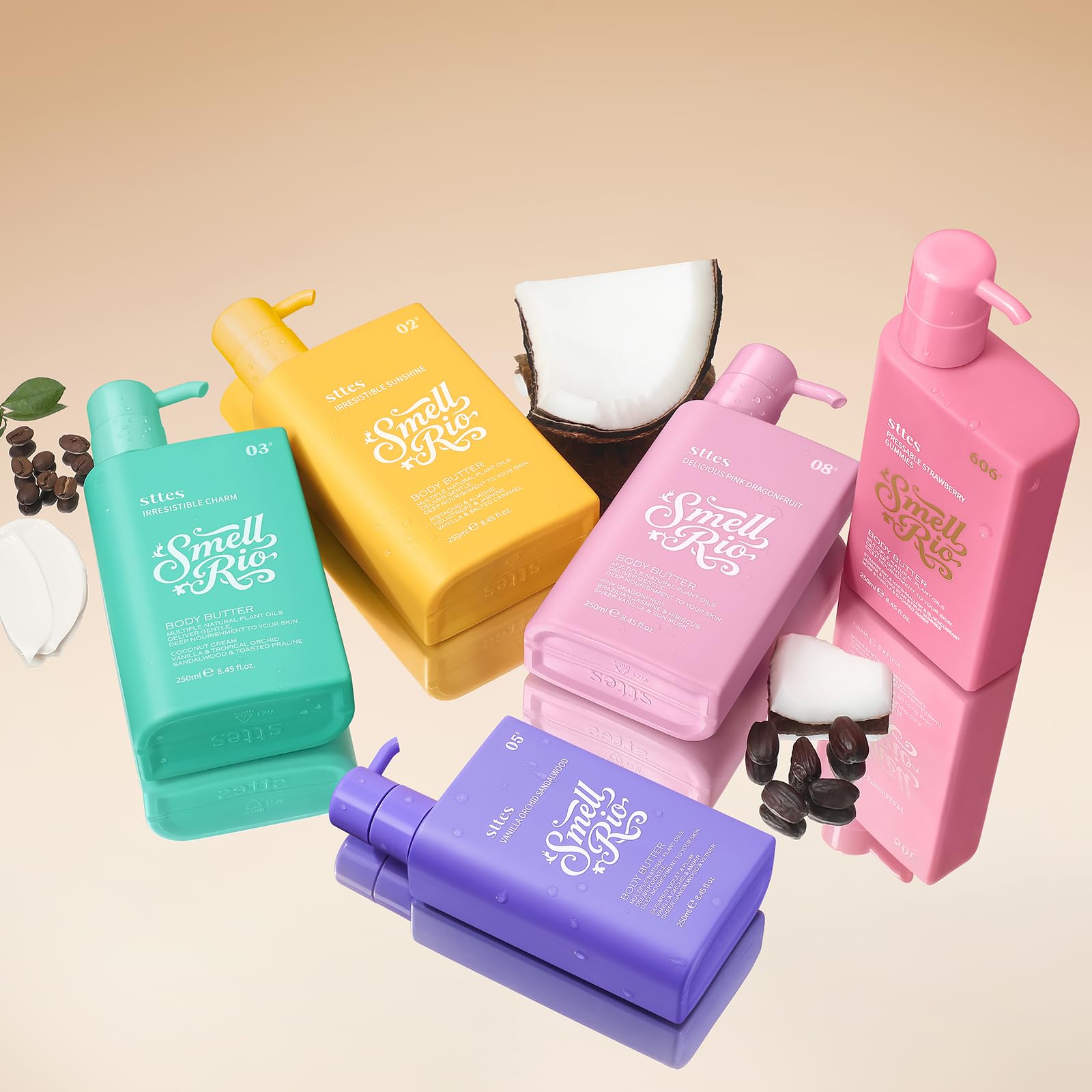 Sttes Smell Rio crème non collante pour routine quotidienne.