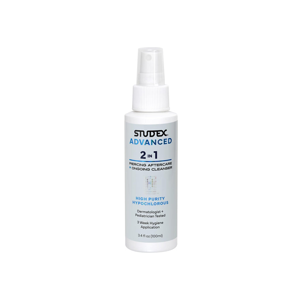 Studex Advanced 2-en-1 bouteille soin piercing pour corps et oreilles
