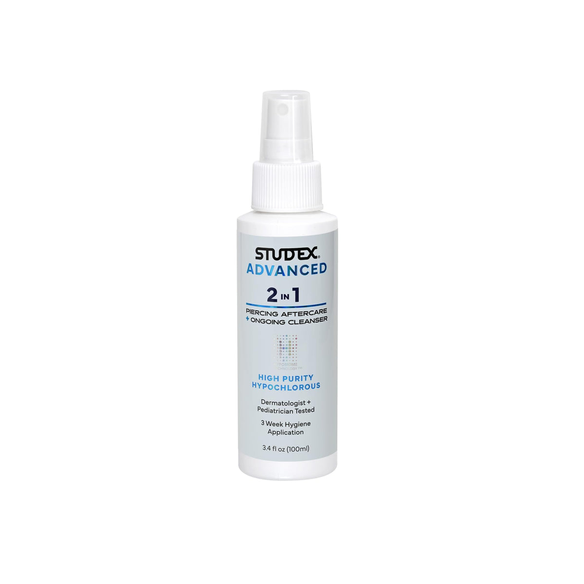 Studex Advanced 2-en-1 bouteille soin piercing pour corps et oreilles