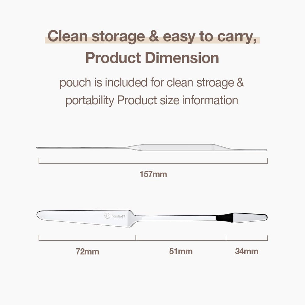 Spatule STUDIO17 nettoyage rapide pour une hygiène optimale.