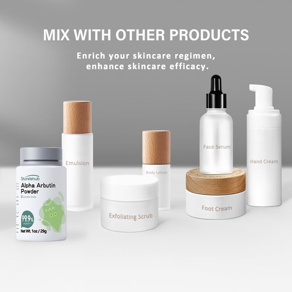Sturelehub Alpha Arbutin Poudre, utilisation sécurisée et dilution adaptée