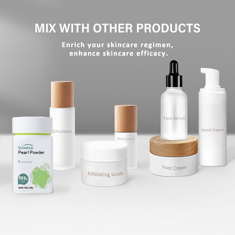 Emballage Sturelehub, poudre de perle biologique pour soins personnalisés