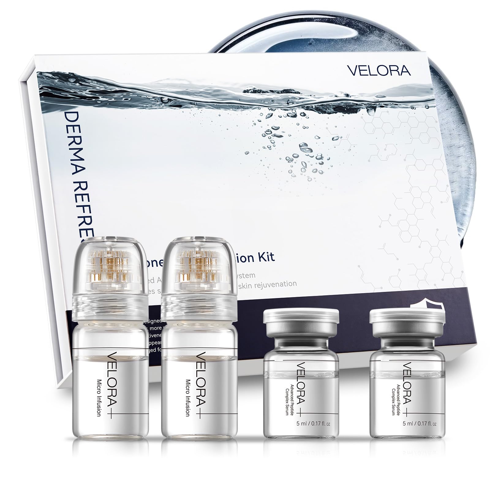 Styirl Micro Infusion Set Visage: hygiène renforcée avec deux sérums et deux embouts.
