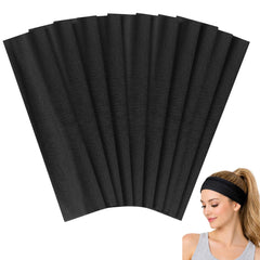 Bandeau noir Styla Hair anti-glisse idéal pour l entraînement.