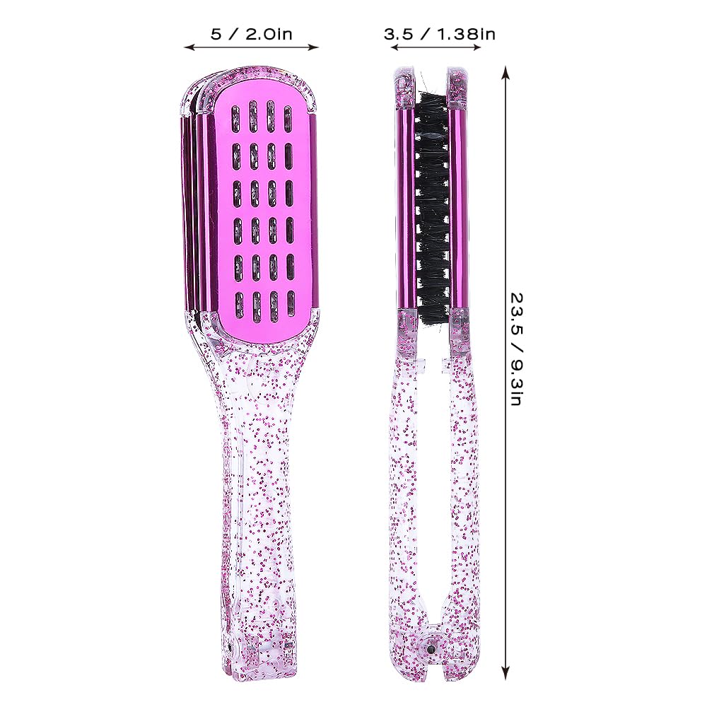 Brosse Stylance à poils de sanglier, face arrière, offre douceur et brillance.