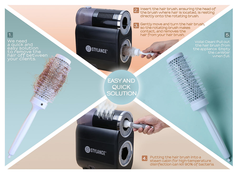STYLANCE nettoyeur-brosse automatique usage domestique et salon optimal