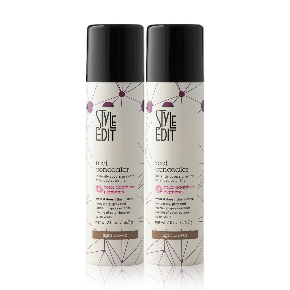 STYLE EDIT Concealer Racines Flacon couvre rapidement les racines grises sans effort.