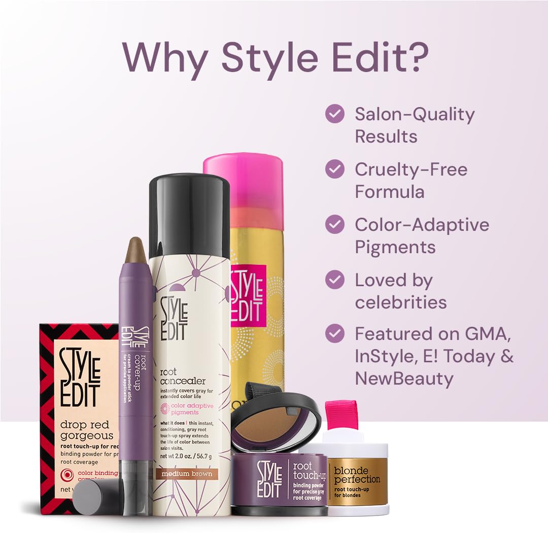 Style Edit Couverture Racines Grises, prolonge la couleur entre les visites.