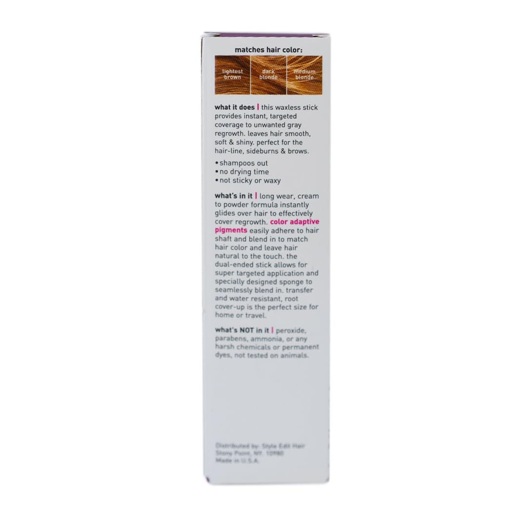 Style Edit Stick Retouche Racines fabriqué aux États-Unis sans parabènes ni silicones.
