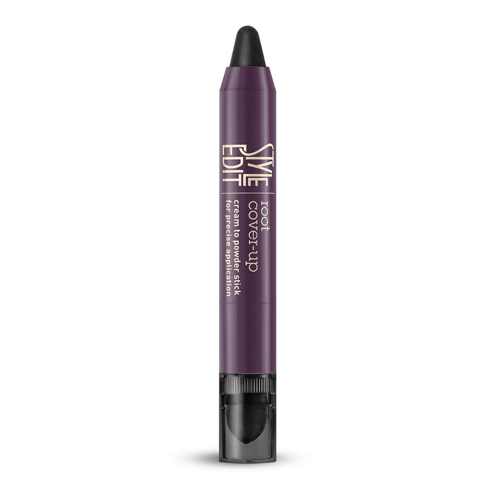  STYLE EDIT Root Touch Up Stick – racines-noir, retouche rapide et naturelle.