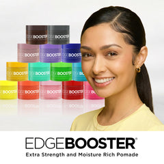 Style Factor Edge Booster Emerald pomade pot : contrôle expert des mèches rebelles.