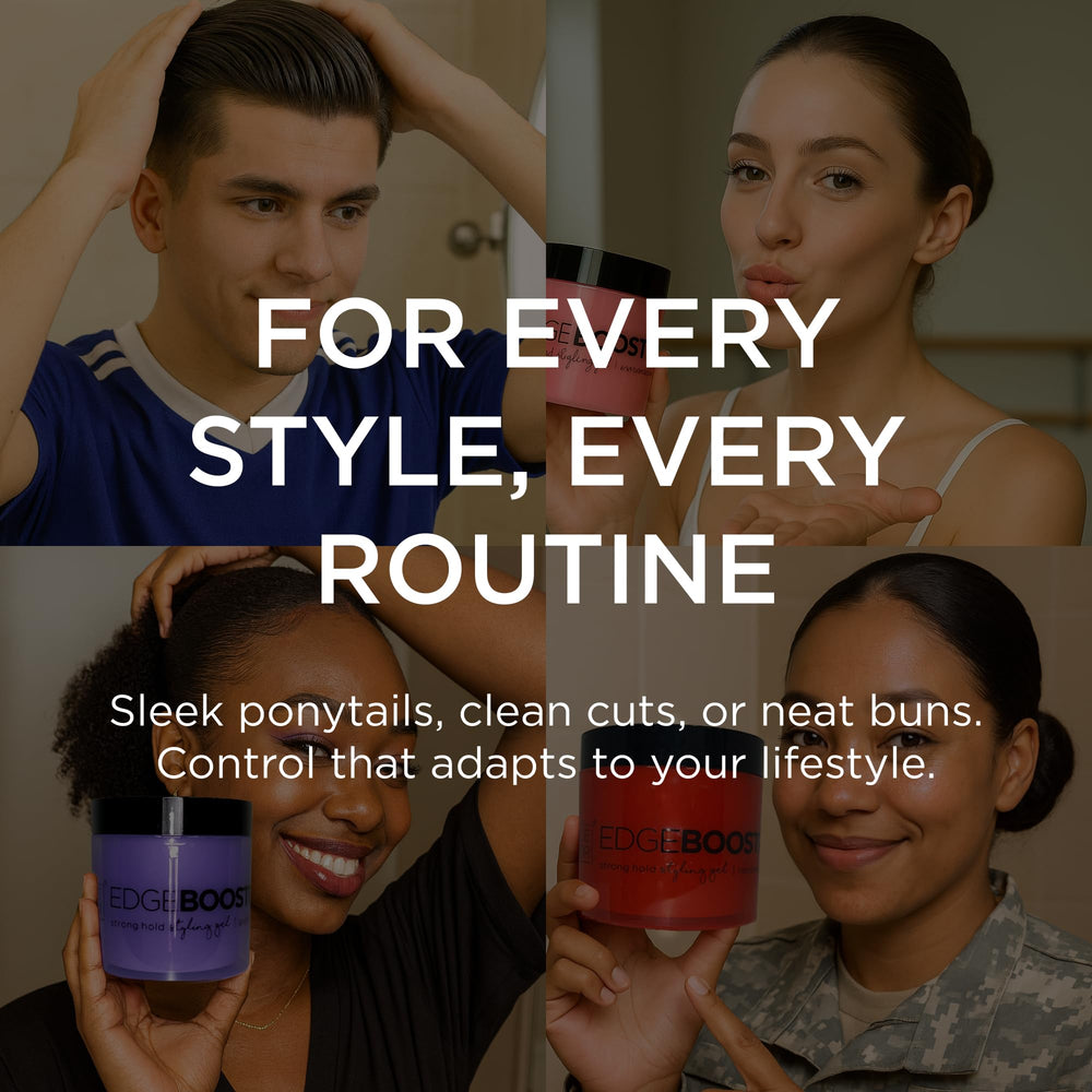 Style Factor EDGE BOOSTER® facilite le coiffage et la mise en forme.