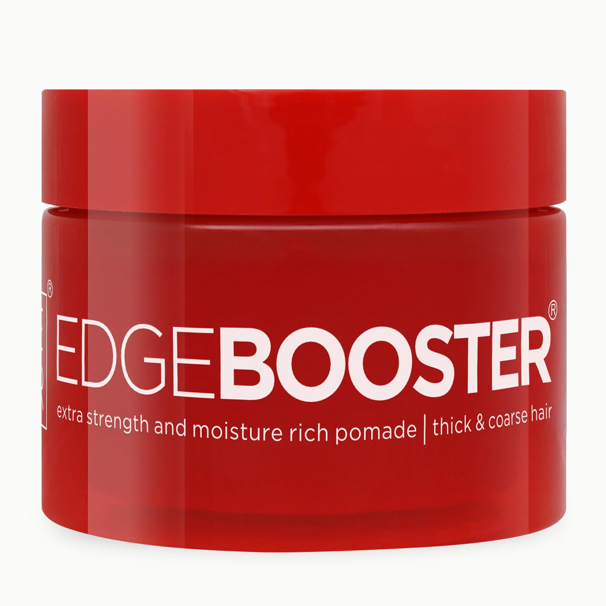 Style Factor Edge Booster: bouteille Ruby montrant le packaging et sa tenue durable