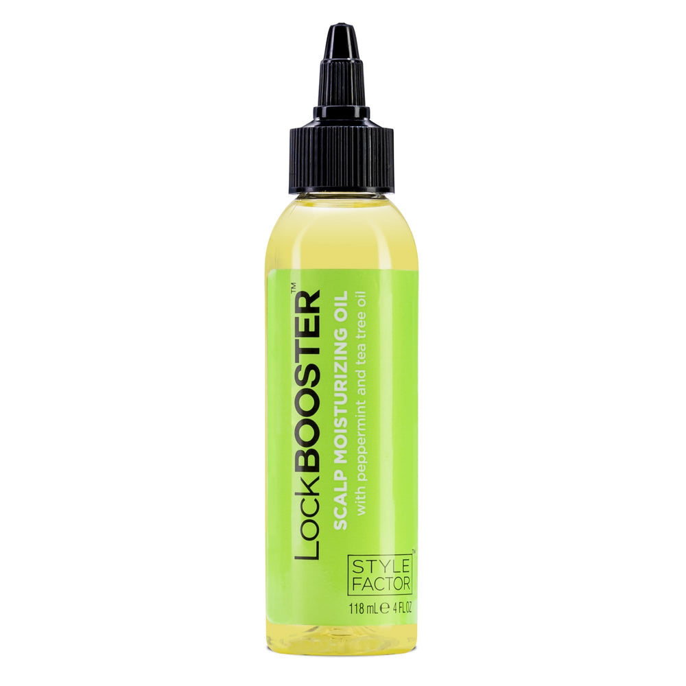 Style Factor LockBOOSTER huile cuir chevelu apaisante pour hydratation durable.
