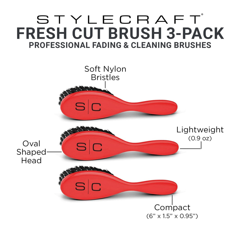 StyleCraft brosse nylon doux – douceur pour peau sensible et fade