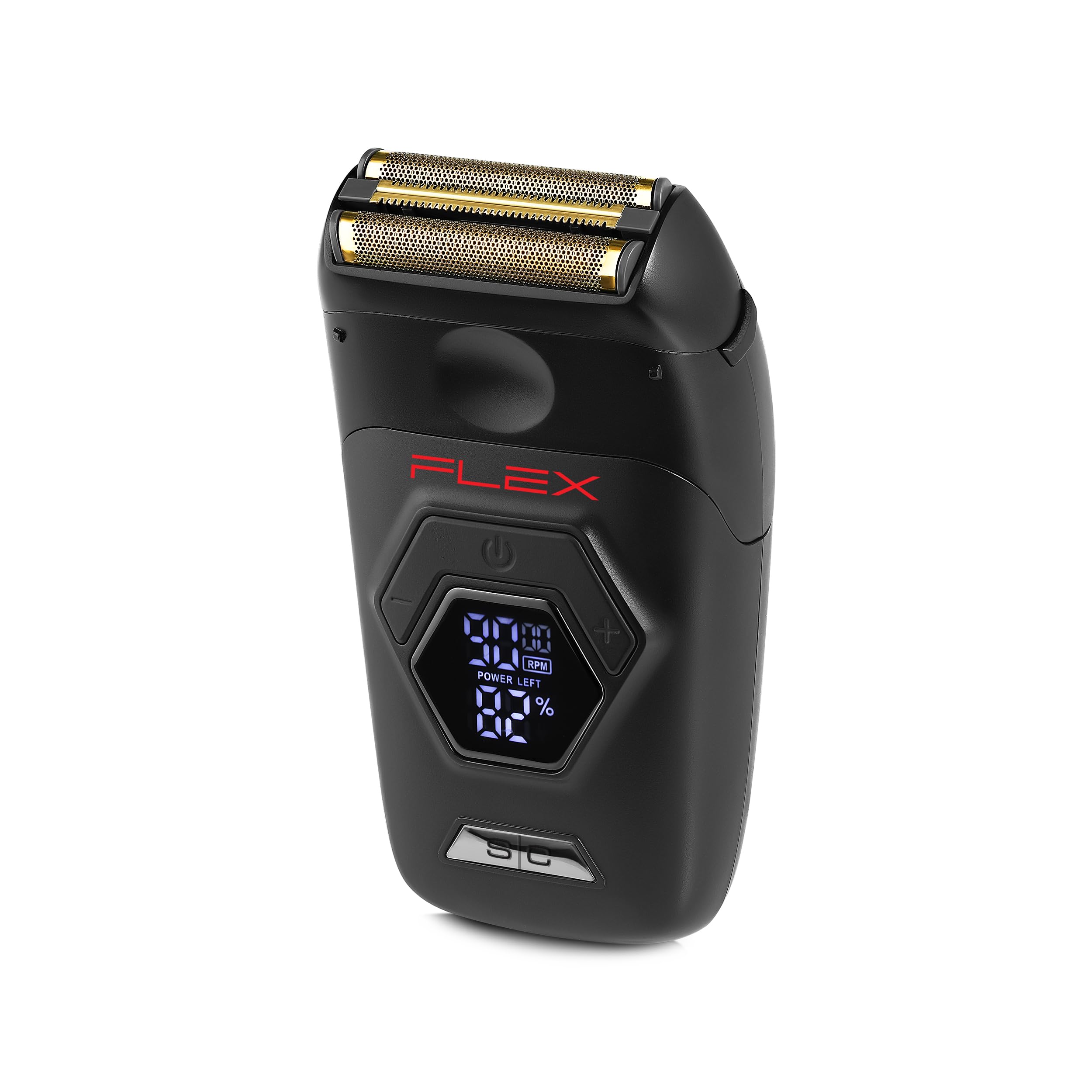 StyleCraft Flex Titanium micro-trimmer intégré pour retouches rapides.