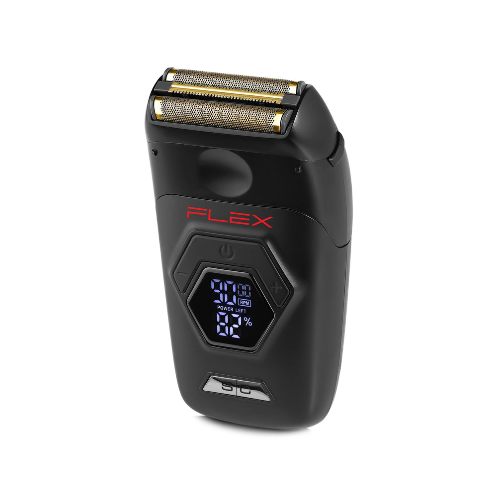 StyleCraft Flex Titanium micro-trimmer intégré pour retouches rapides.