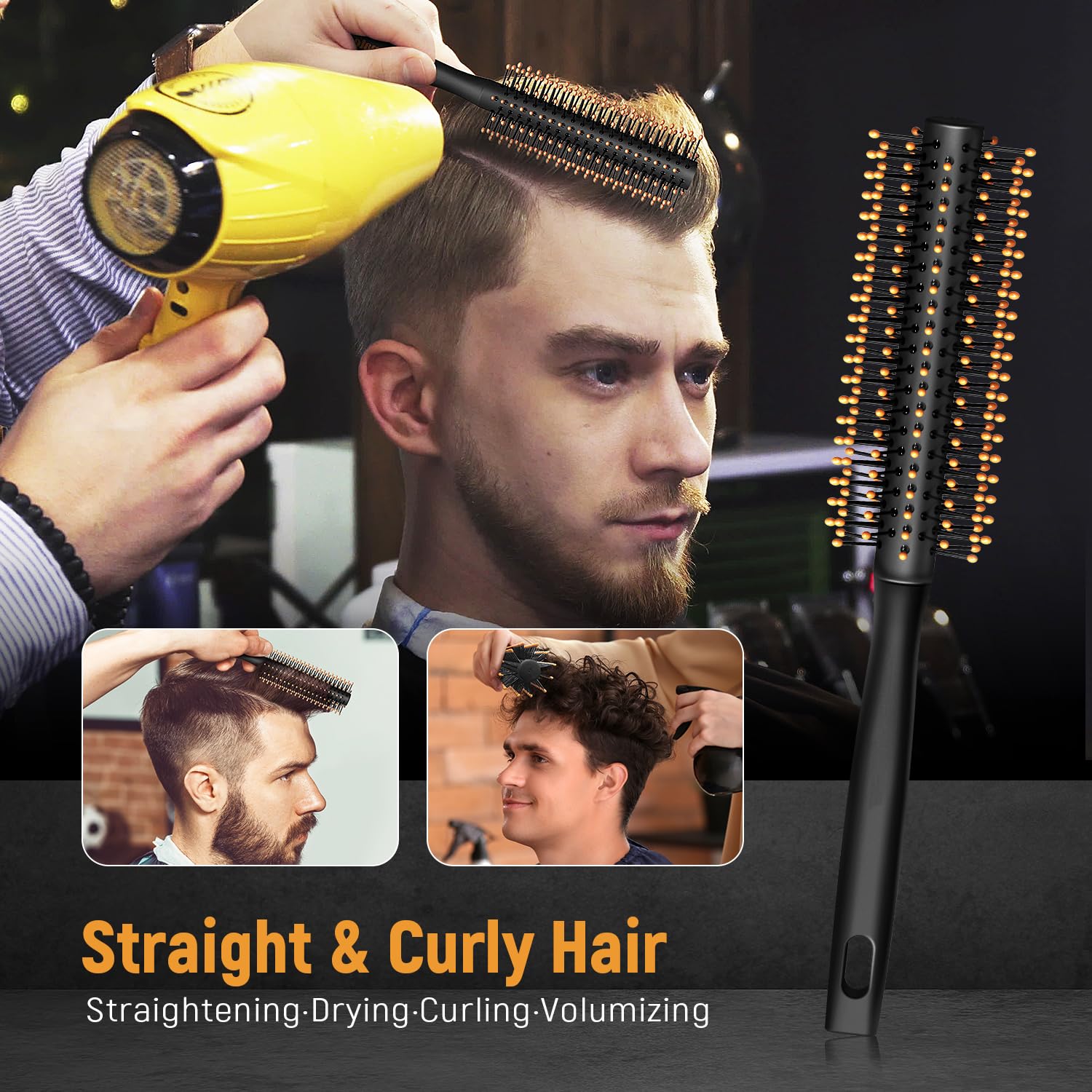 Stylemate brosse-rouleau Pompadour pour créer du volume