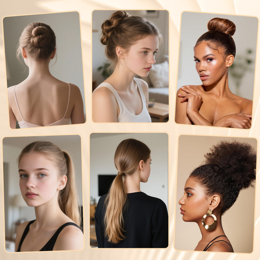 Brosse STYLEMATE en action offrant un lissage lisse et précis.