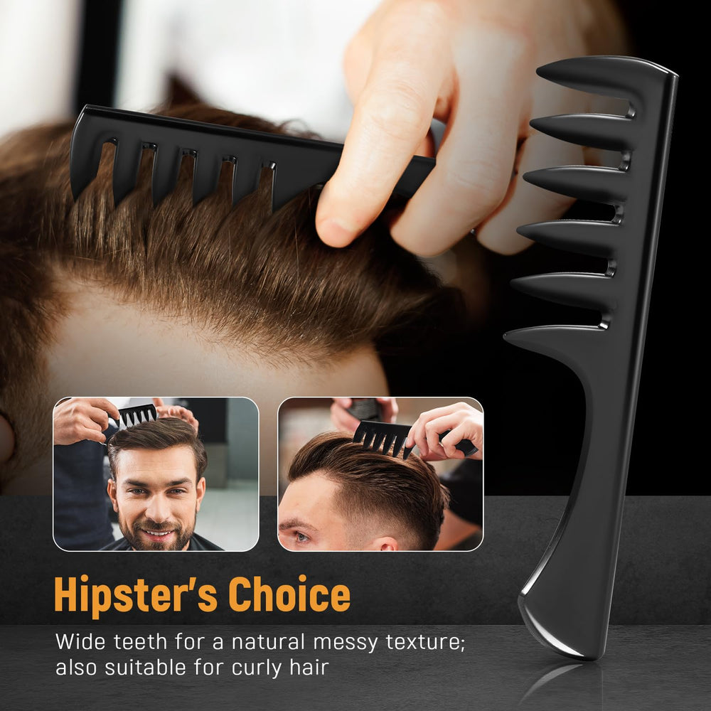 STYLEMATE peigne queue 3-en-1, crée texture et volume avec précision.