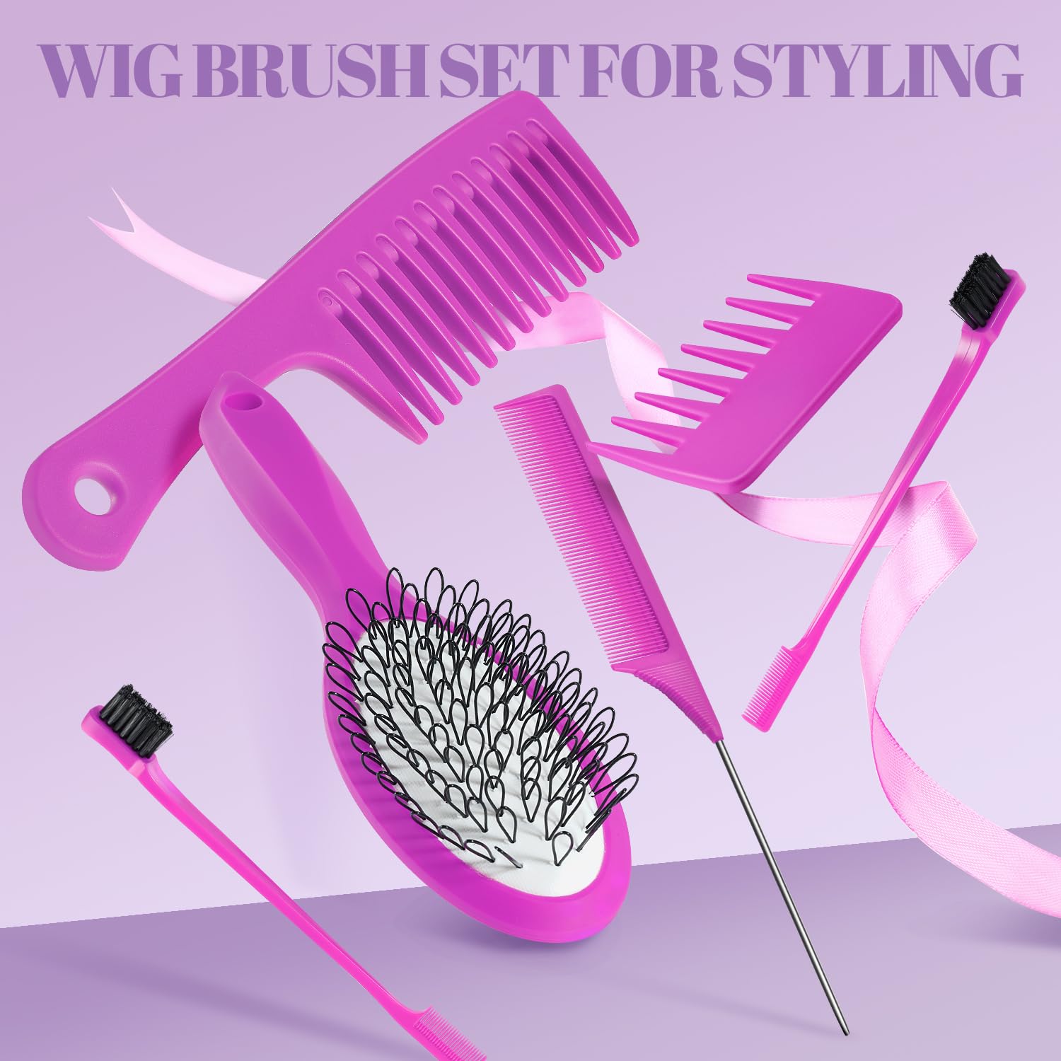 Zoom sur la brosse STYLEMATE, brins doux protègent les fibres.