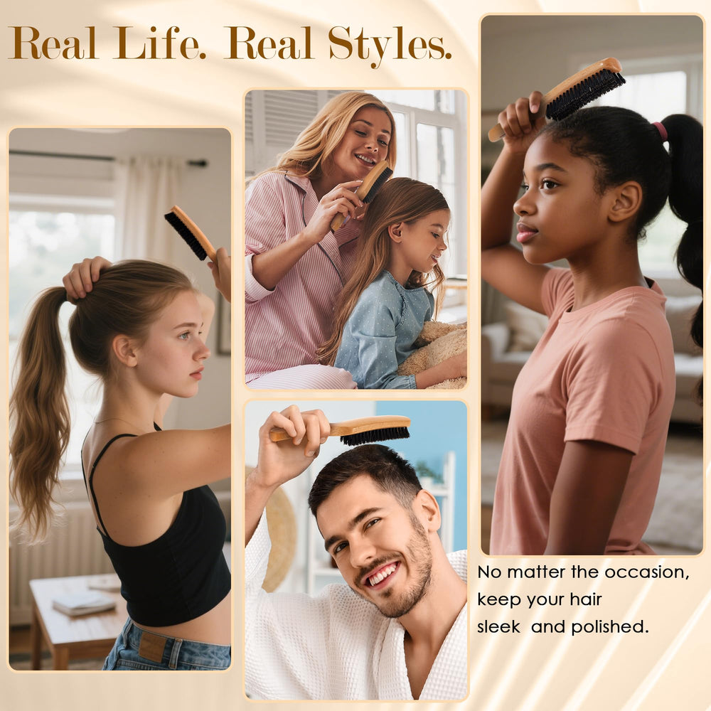 Idéale pour femmes, hommes et enfants avec STYLEMATE lors du coiffage quotidien.